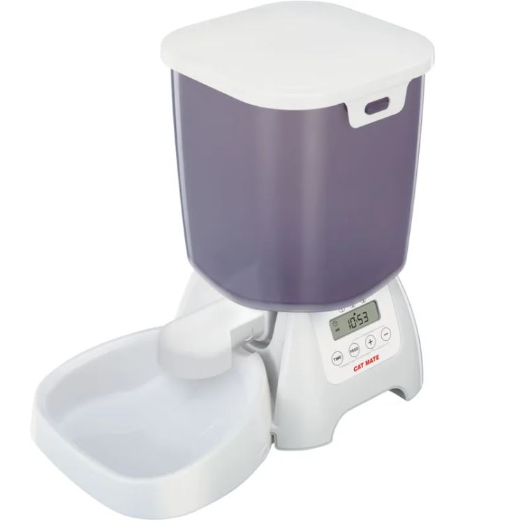 CAT MATE DISPENSER AUTOMATICO DI CIBO BIANCO