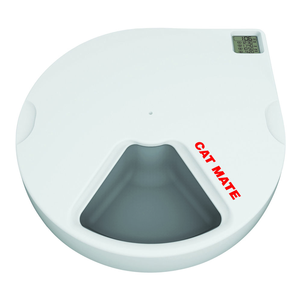 CAT MATE DISTRIBUTORE AUTOMATICO DI CIBO BIANCO