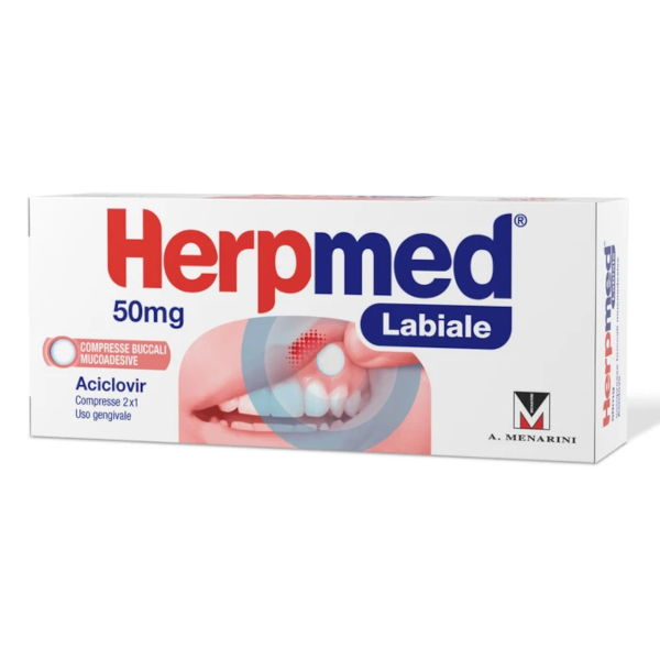 Herpmed Aciclovir 2 Compresse Buccali Per Herpes Labiale