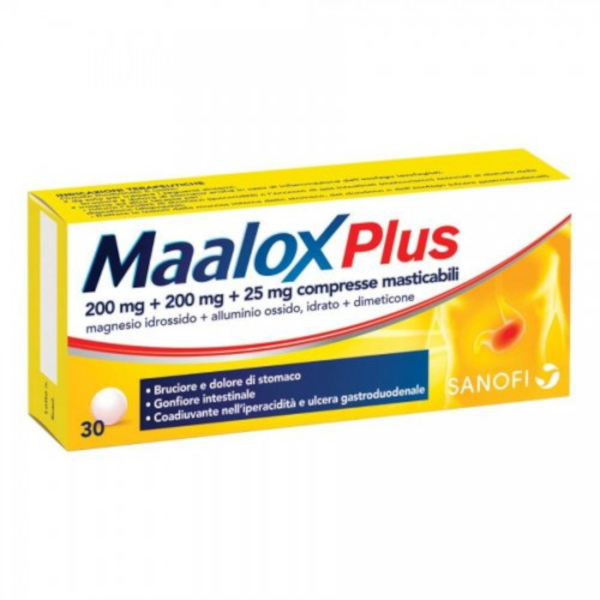 Maalox Plus 30 Compresse Masticabili