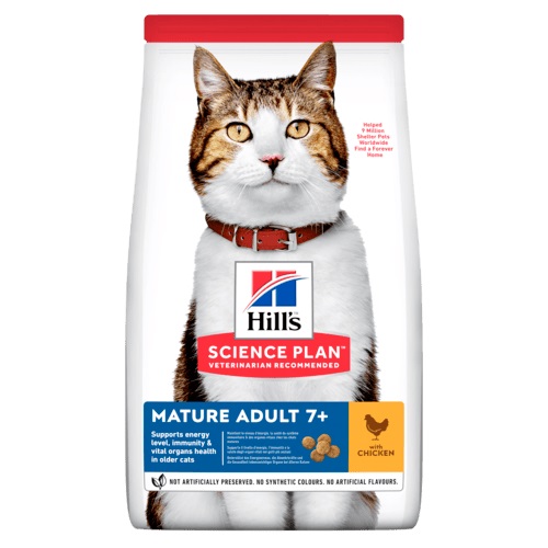 HILL'S FELINE MATURE CHICKEN 7 KG NEW