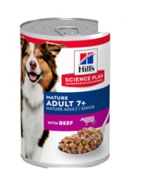 HILL'S CANINE MATURE 7+ MANZO 370 GR