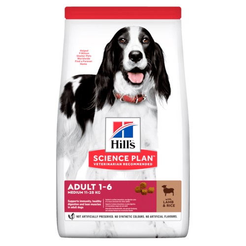 HILL'S CANINE ADULT MEDIUM LAMB&RICE 12 KG