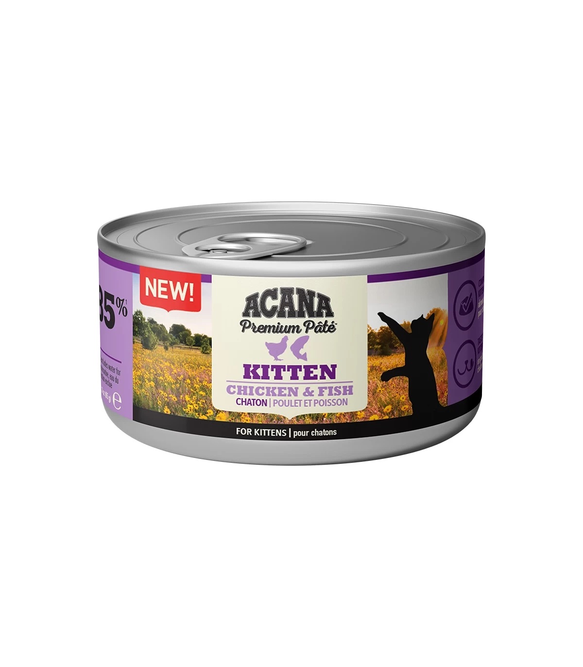 ACANA GATTO PREMIUM PATE' KITTEN POLLO & PESCE 85 GR