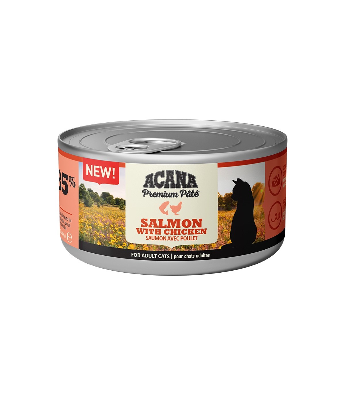 ACANA GATTO PREMIUM PATE' ADULTO SALMONE & POLLO 85 GR