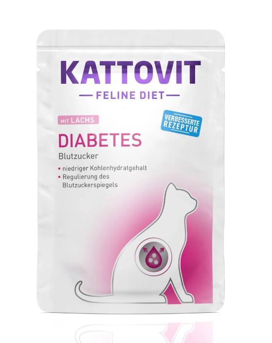 KATTOVIT GATTO DIET DIABETES SALMONE BUSTA 85 GR