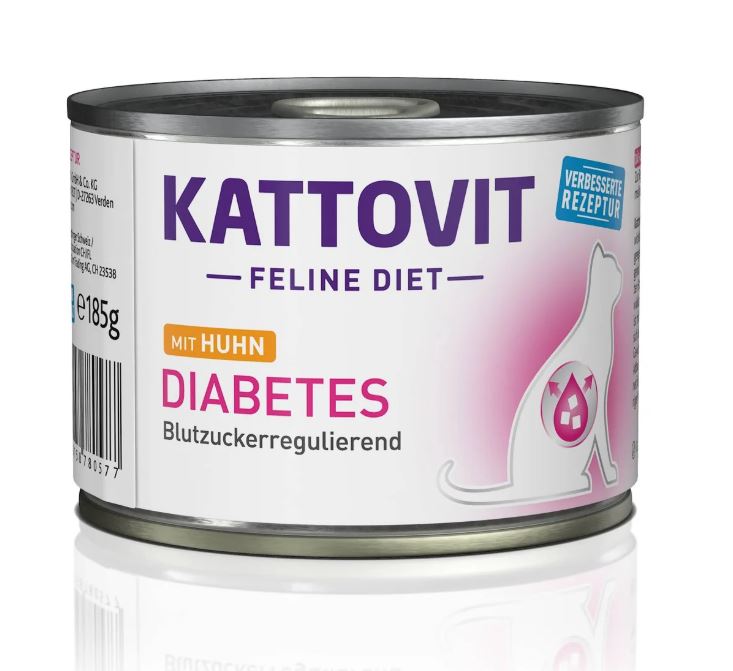 KATTOVIT GATTO DIET DIABETES POLLO LATTINA 185 GR