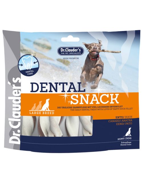 DR. CLAUDER'S CANE SNACK DENTAL LARGE BREED ANATRA 80 GR