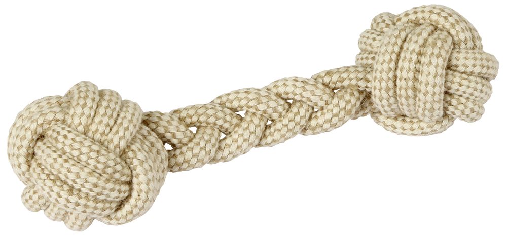 KERBL CANE GIOCO MANUBRIO IN IUTA/COTONE 25 CM