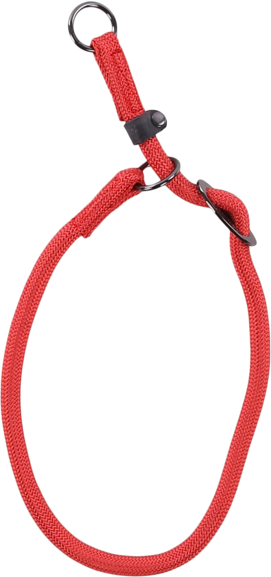 FLAMINGO CANE COLLARE IN NYLON ANTI-TIRO "AIDEN" 10 MM X 50 CM ROSSO