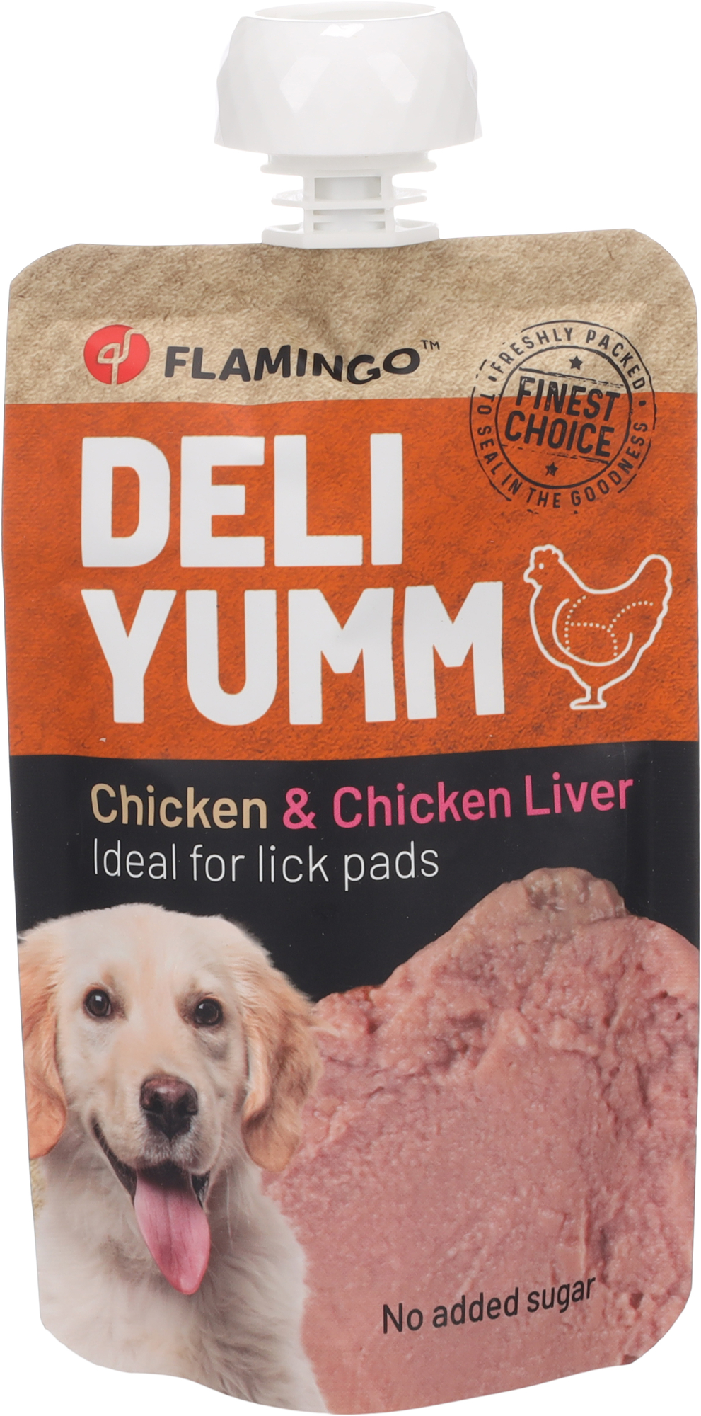 FLAMINGO CANE SNACK "DELI YUMM" POLLO & FEGATO DI POLLO 90 GR