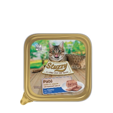 STUZZY GATTO PATE' VASCHETTA ADULTO TONNO 100 GR