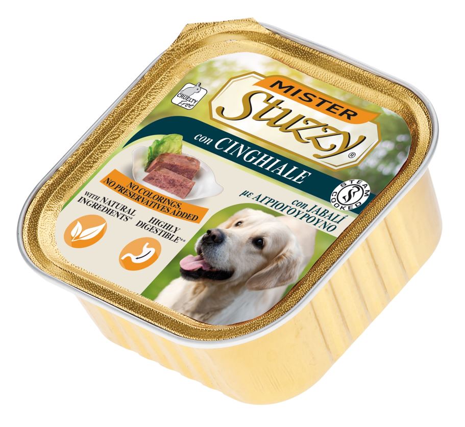 STUZZY CANE PATE' VASCHETTA ADULTO CINGHIALE 300 GR