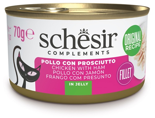 SCHESIR CAT POLLO PR LATTIN70G