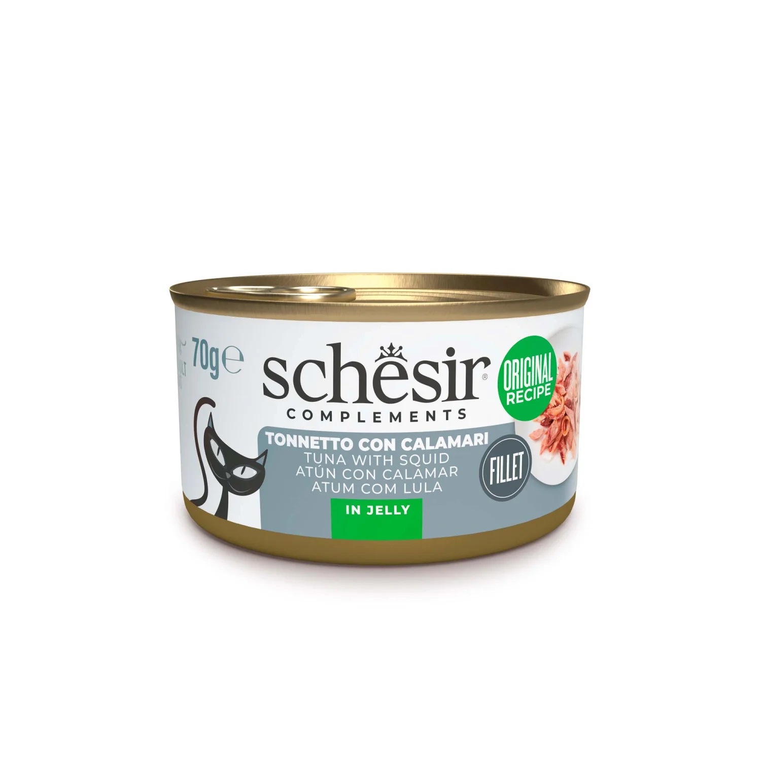 SCHESIR CAT TONN CALAMARI 70G