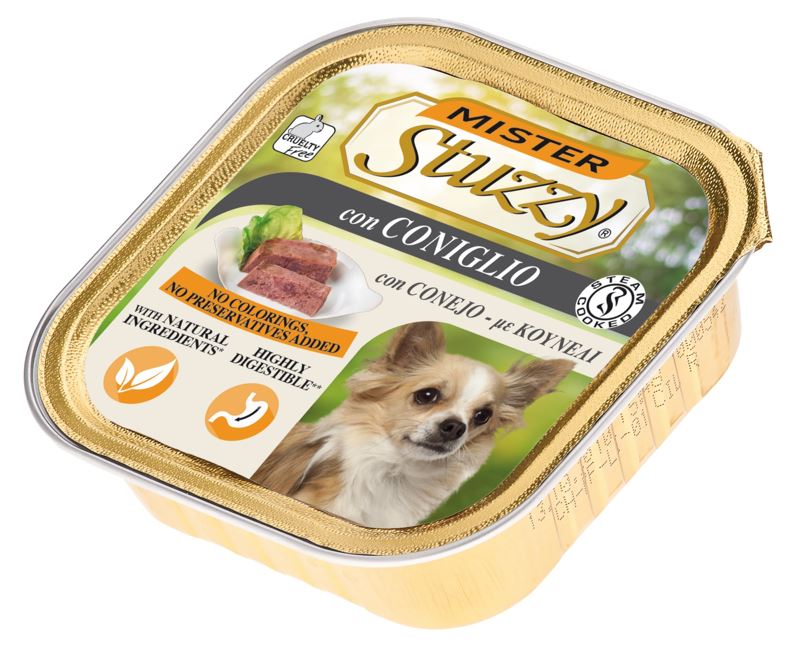 STUZZY CANE PATE' VASCHETTA ADULTO CONIGLIO 150 GR