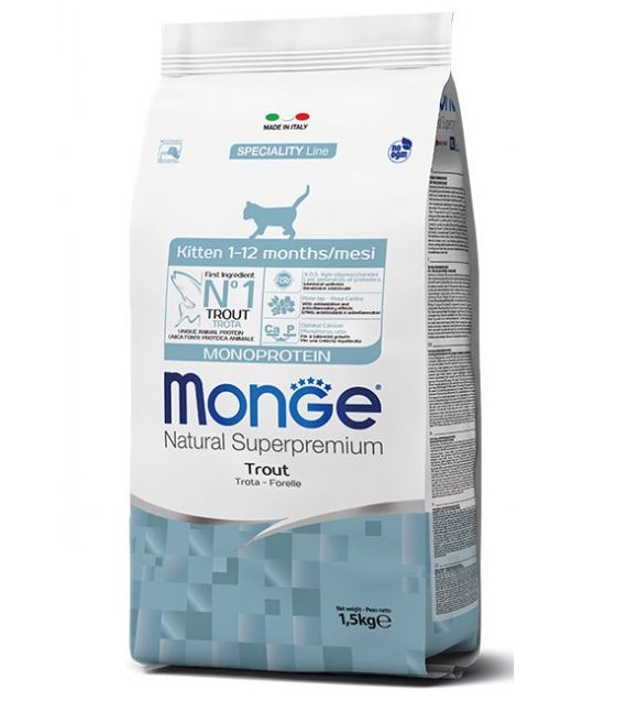 MONGE CAT KITTEN MONO TRO 400G