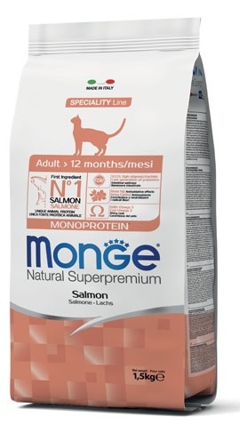 MONGE CAT ADULT SALMONE 1,5KG