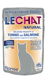 MONGE NATURAL TONNO/SALMONE80G