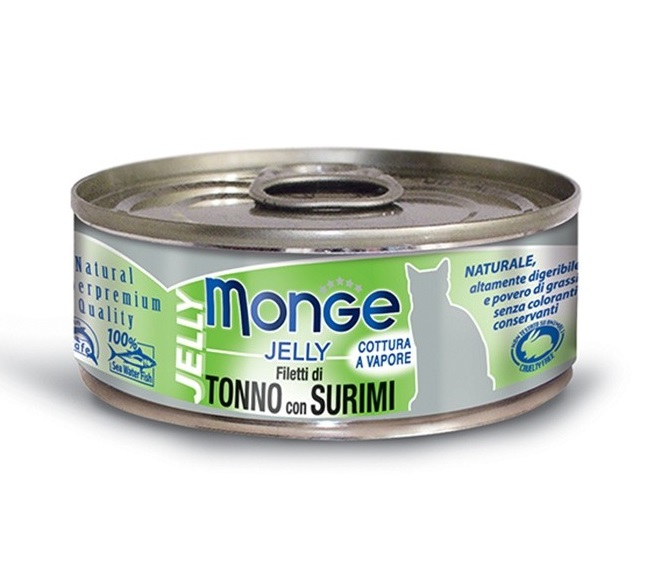 MONGE JELLY FILETTI TONNO/SURI