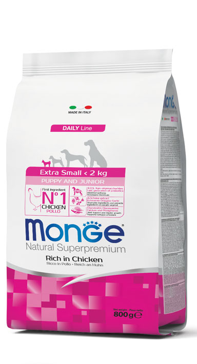 MONGE EXTRA SMALL PUPPY 800G