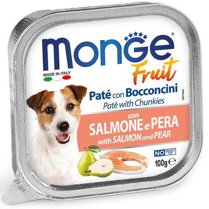 MONGE FRUIT CANE SALMONE&PERA