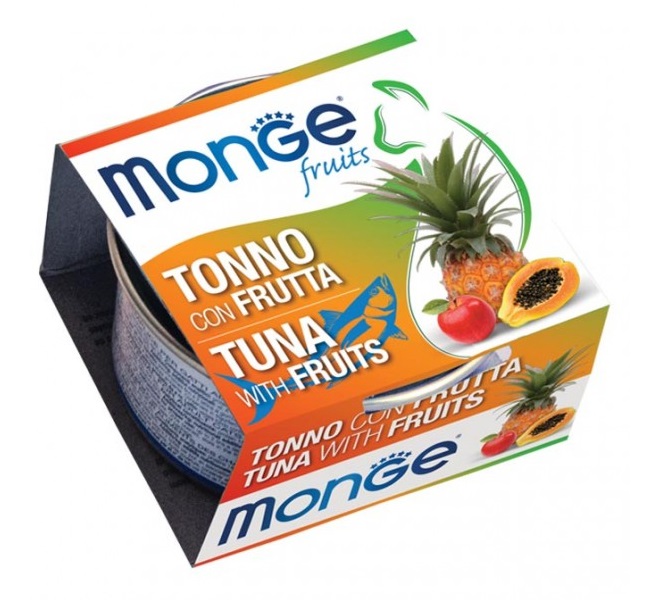 MONGE FRUIT TONNO C/FRUTTA 80G