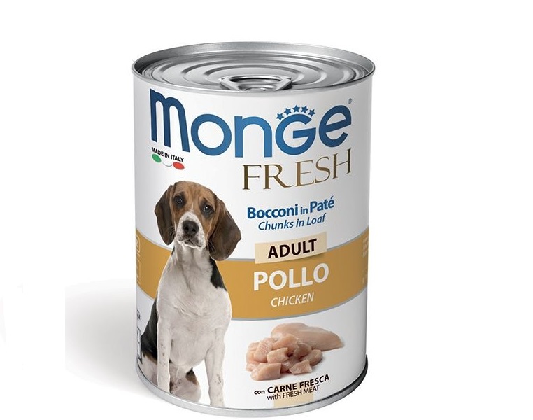 MONGE FRESH ADULT POLLO 400G