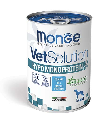 MONGE VETSOL CAN HYPO TONNO