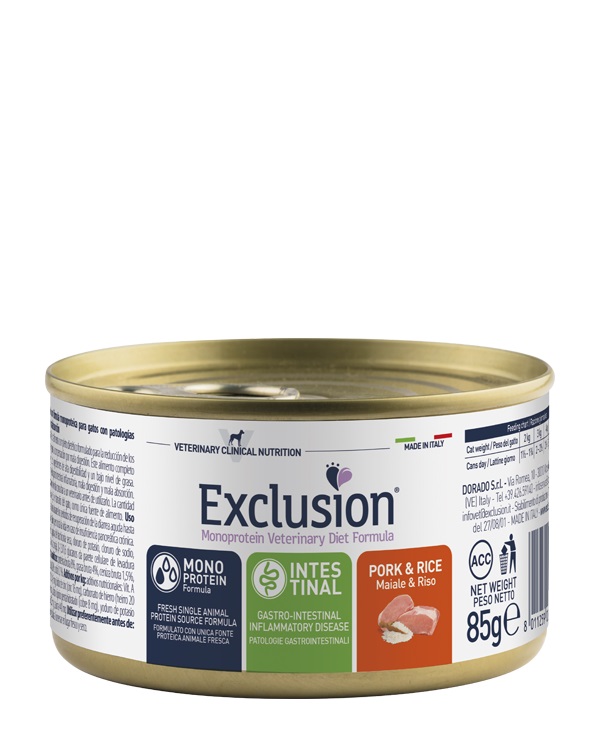 EXCLUSION MD CAT INT PORK 85G