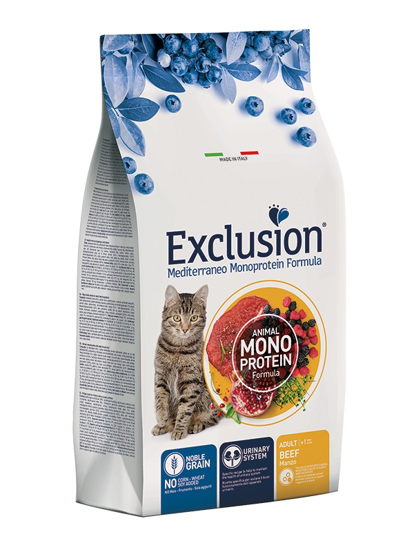 EXCLUSION M CAT AD BEEF 12KG