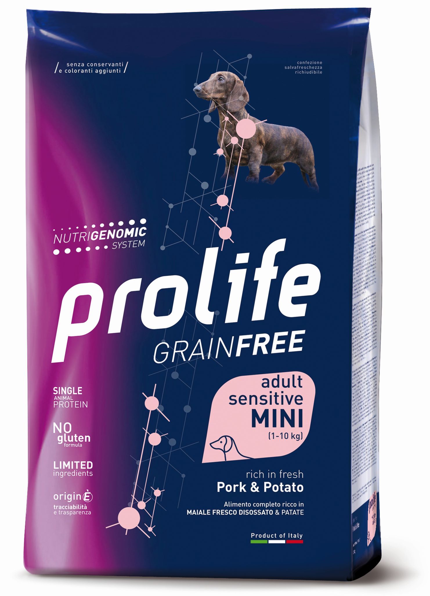 PROLIFE DOG GF AD PORK&POT600G