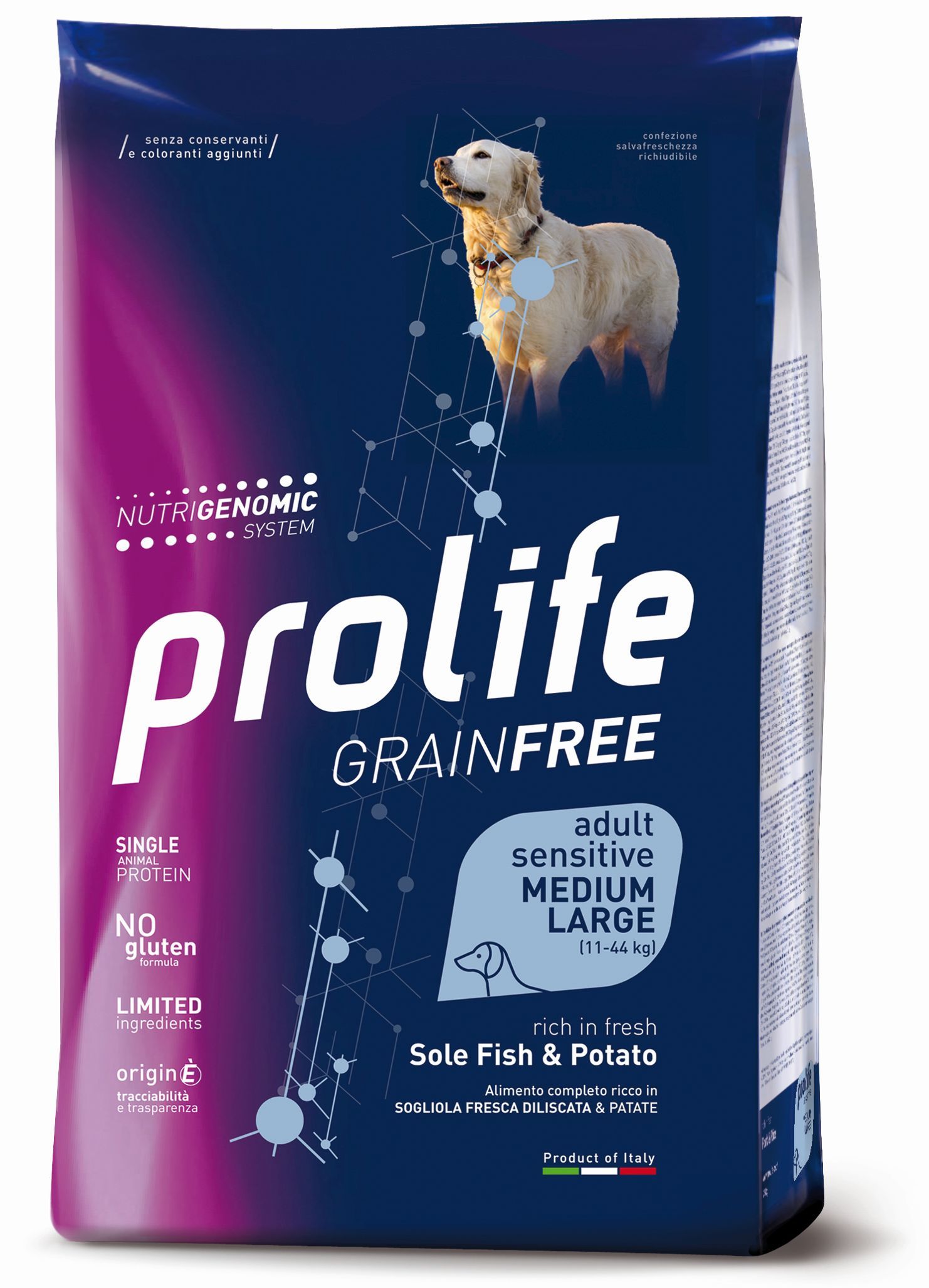 PROLIFE DOG GF AD SOLE 2,5KG