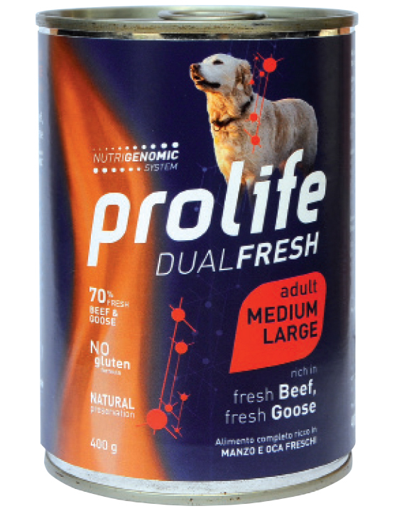 PROLIFE DOG DUAL AD BEEF 400G