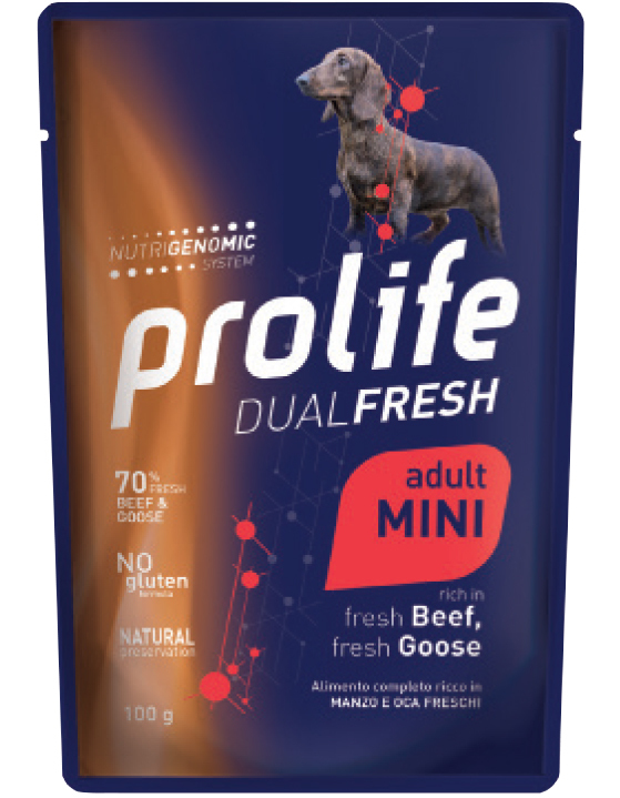 PROLIFE DOG DUAL AD BEEF 100G