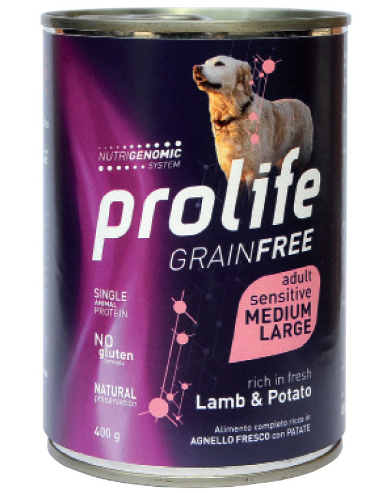 PROLIFE DOG GF AD LAMB&POT400G