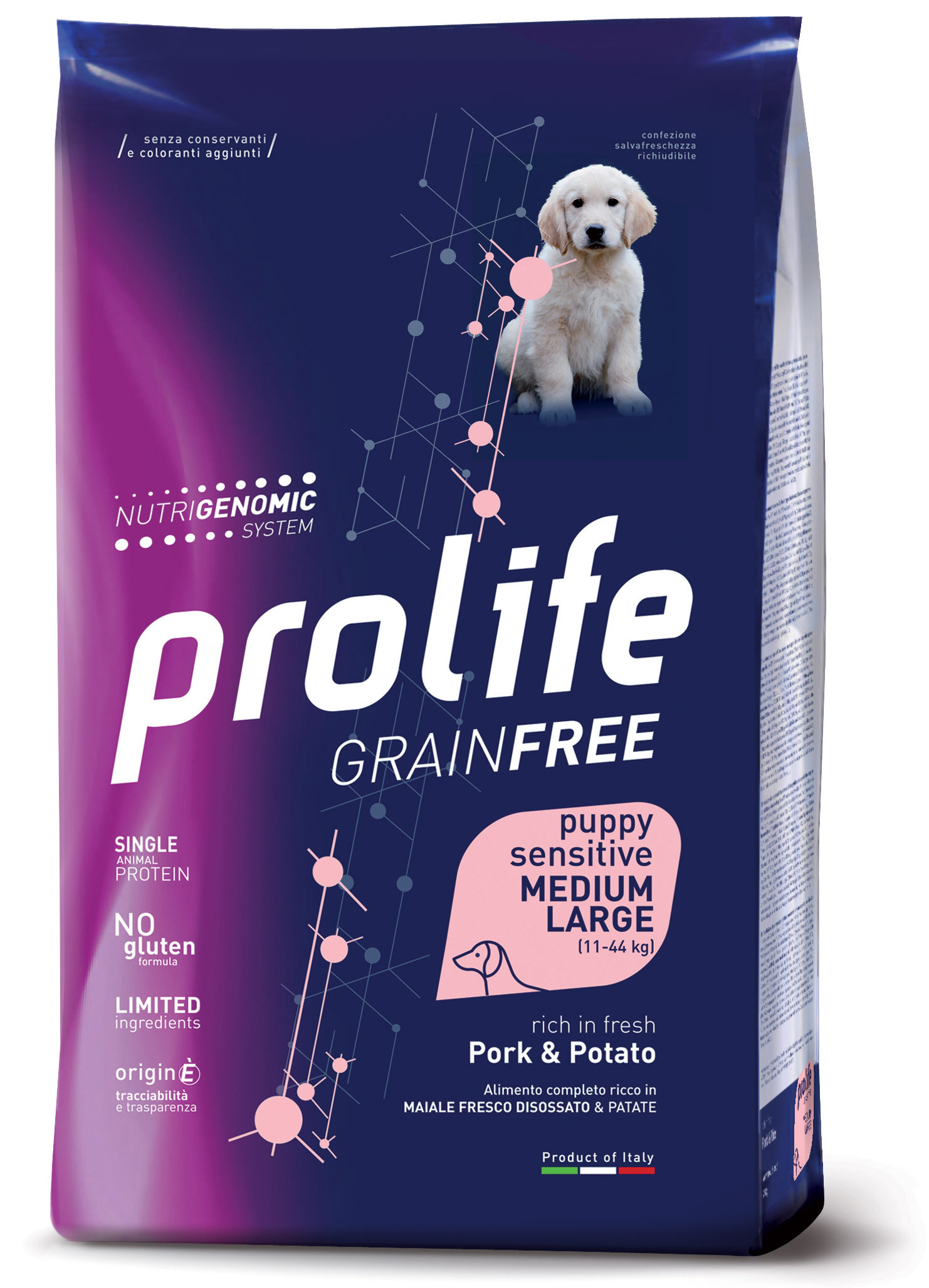 PROLIFE DOG GF PUP PORK 2,5KG
