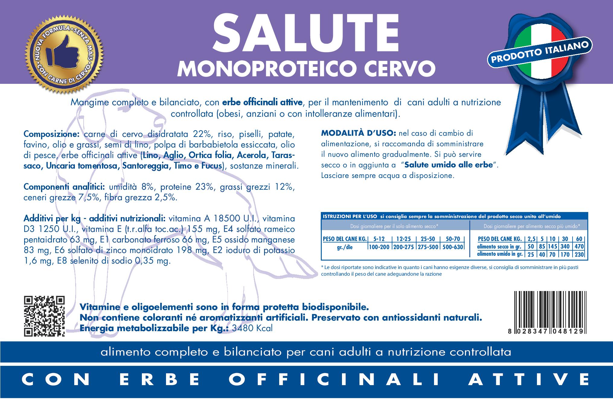 VET LINE SALUTE CERVO 12,5KG