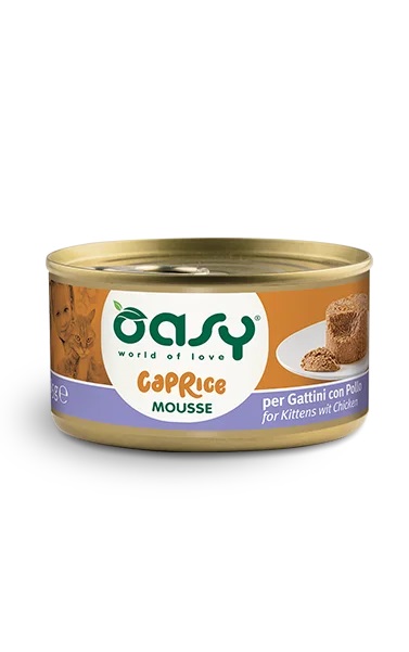 OASY WET CAT MOUSSE GATTINI85G