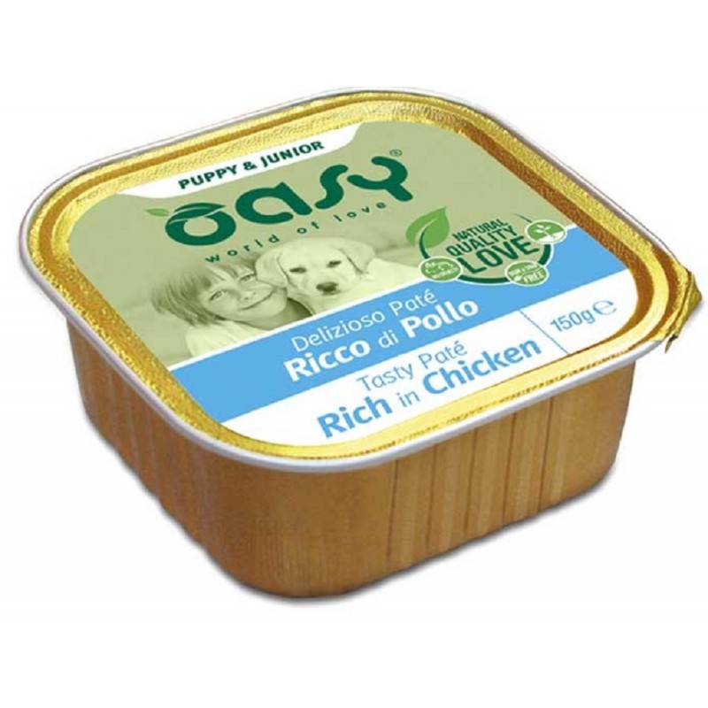 OY PUPPY PATE' POLLO VASC 150G