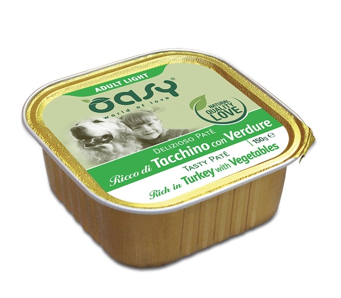 OY DOG PATE' AD LIGHT 150G