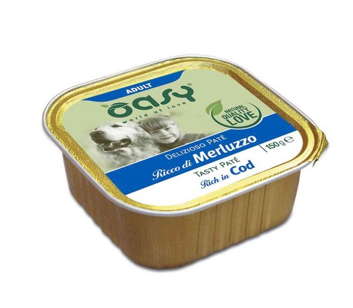 OY DOG PATE' MERLUZZO VASC150G
