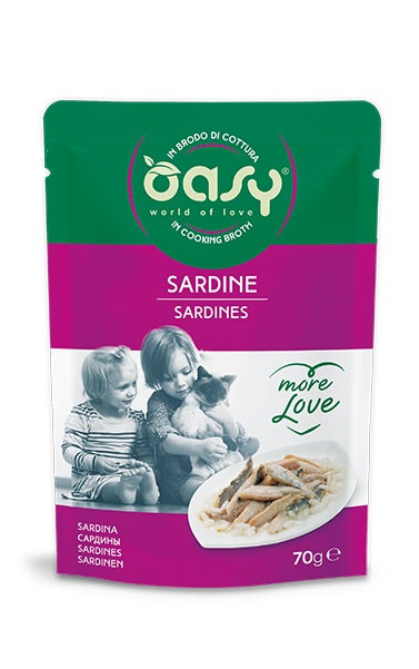 OASY WET CAT ML SARDINE 70G