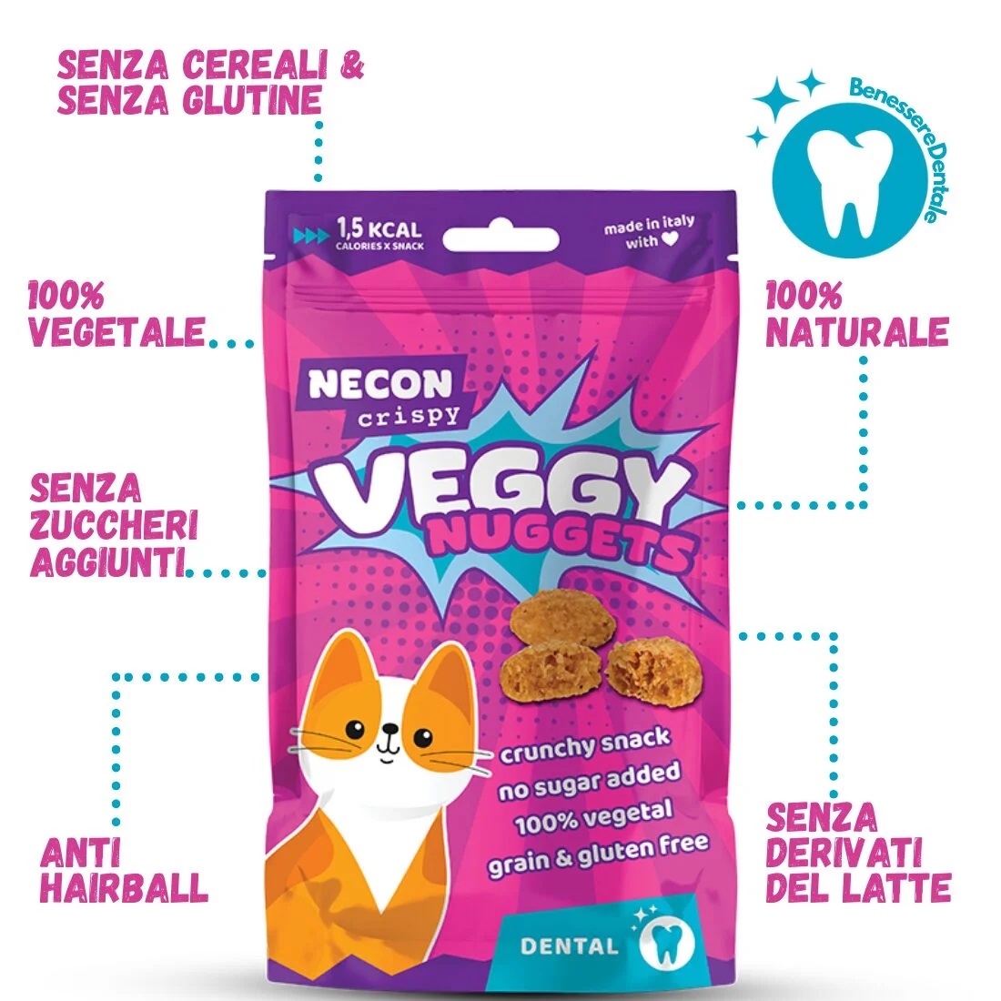 DUCK NUGGETS DENTAL CAT 85G