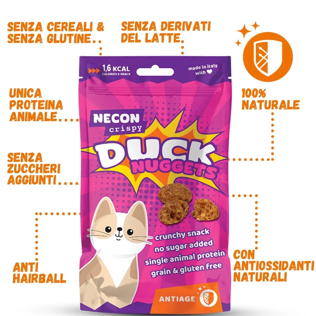 VEGGY NUGGETS ANTIAGE CAT 85G