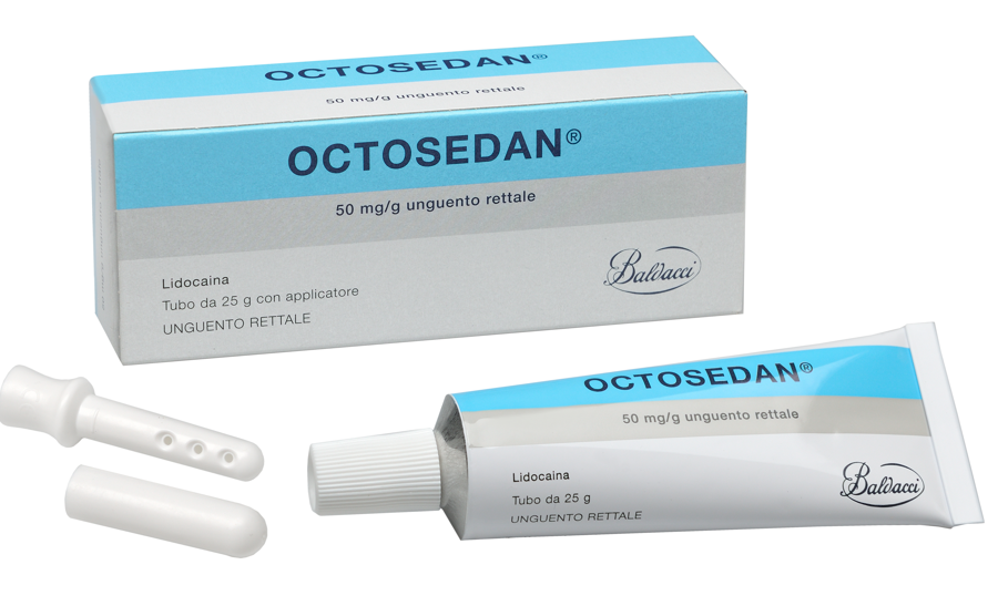 Octosedan Unguento Rettale 25g - 50 Mg/g