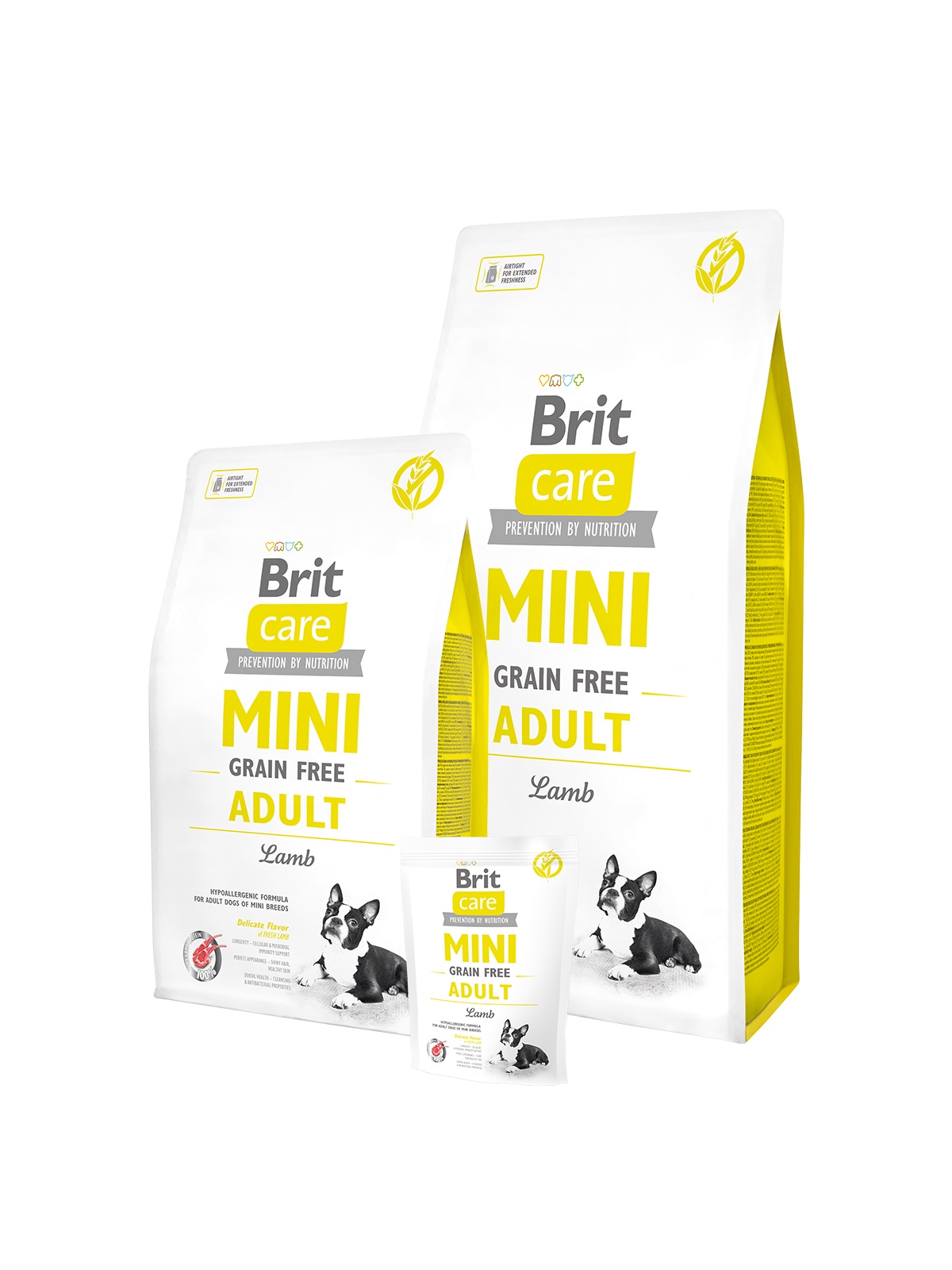 BRIT CARE CANE MINI GRAIN FREE ADULT LAMB 2 KG