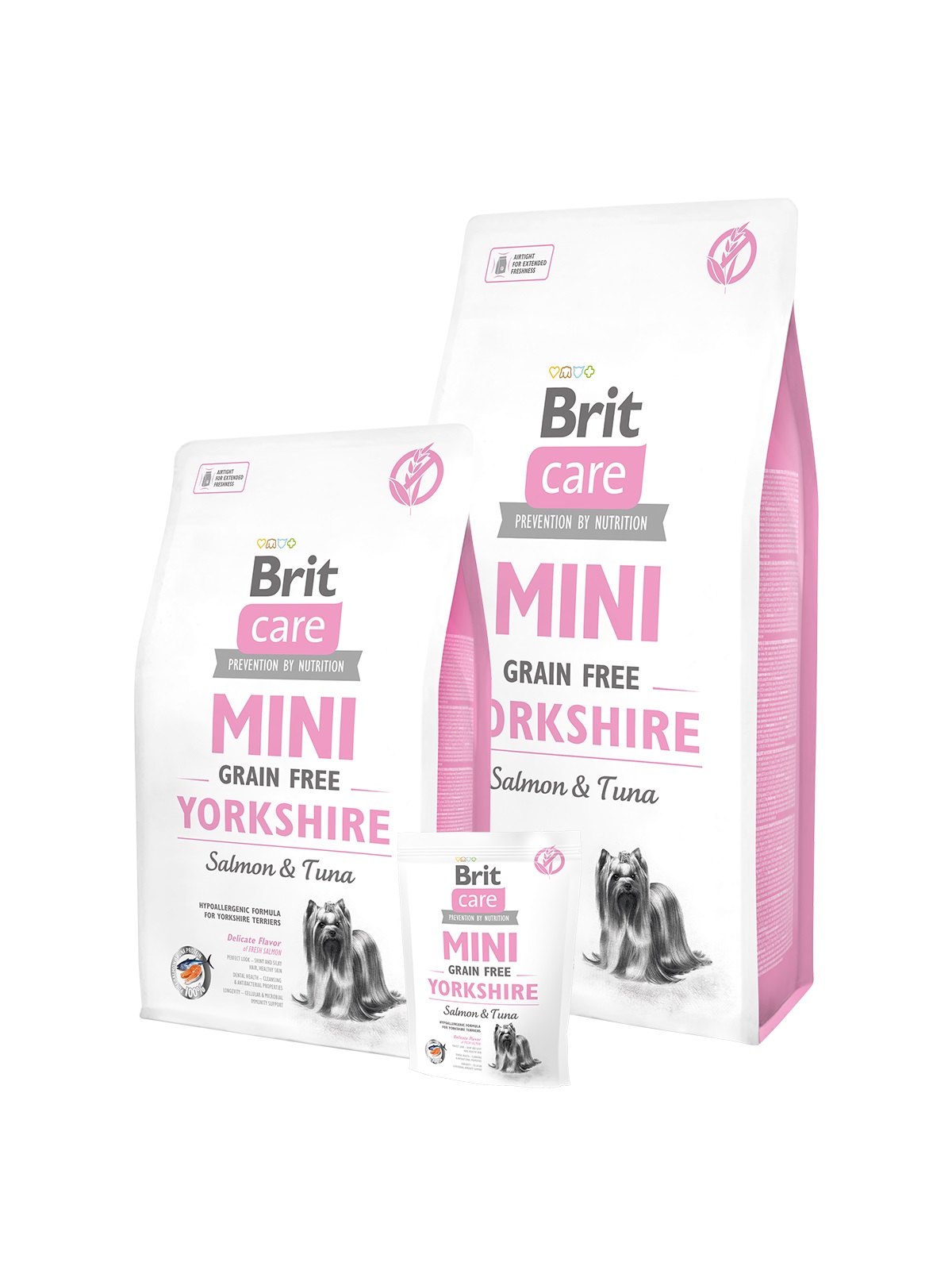 BRIT CARE CANE MINI GRAIN FREE YORKSHIRE SALMON&TUNA 2 KG