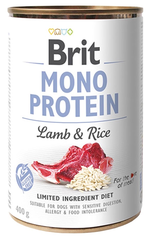 BRIT CARE CANE MONOPROTEIN LAMB&RICE 400 GR