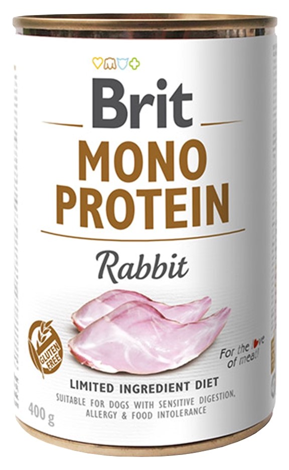 BRIT CARE CANE MONOPROTEIN RABBIT 400 GR